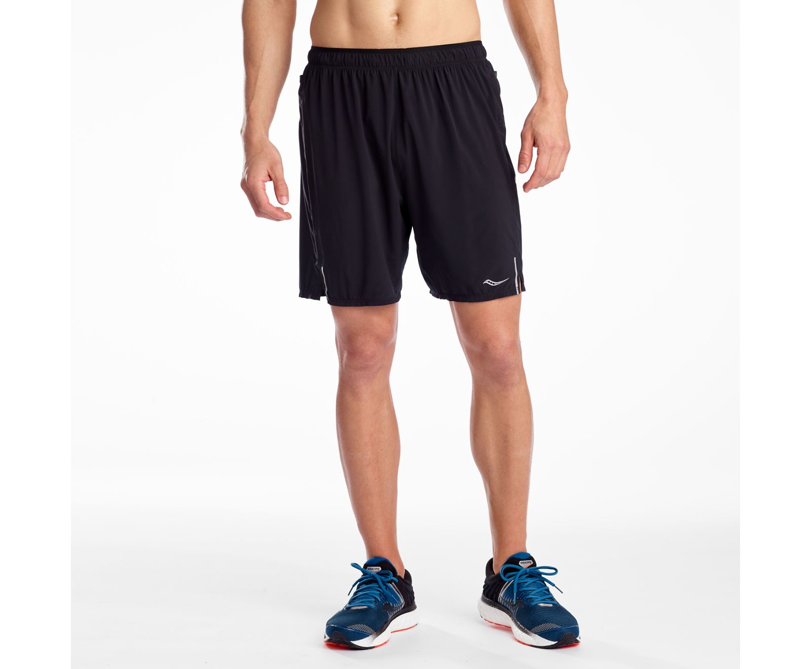 Bermudas Saucony Outpace 7" Hombre Negros | México 660PJJQ